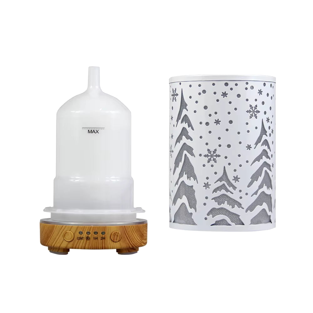 Christmas Tree Aroma Diffuser Room Ultrasonic Air Humidifier Scent Diffuser 100Ml Essential Oil Diffuser with Timing Function