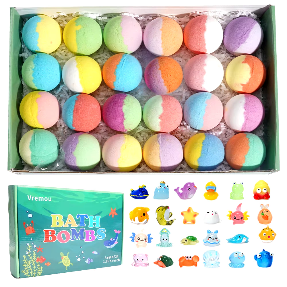 Bath Bombs for Kids with Surprise Inside