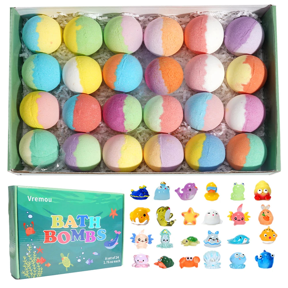 Bath Bombs for Kids with Surprise Inside