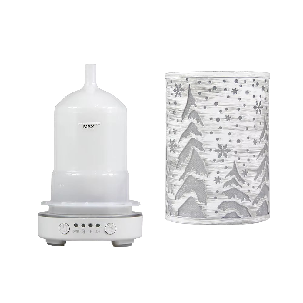 Christmas Tree Aroma Diffuser Room Ultrasonic Air Humidifier Scent Diffuser 100Ml Essential Oil Diffuser with Timing Function