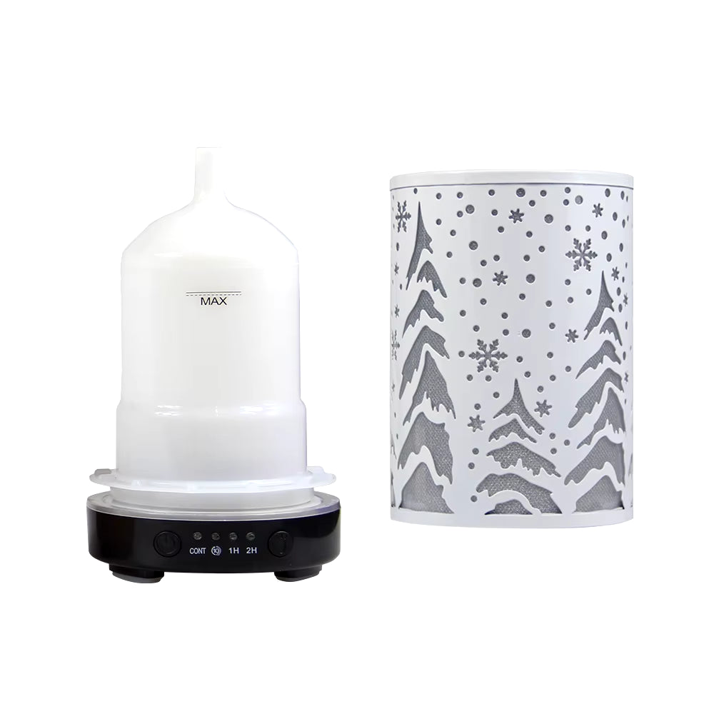 Christmas Tree Aroma Diffuser Room Ultrasonic Air Humidifier Scent Diffuser 100Ml Essential Oil Diffuser with Timing Function