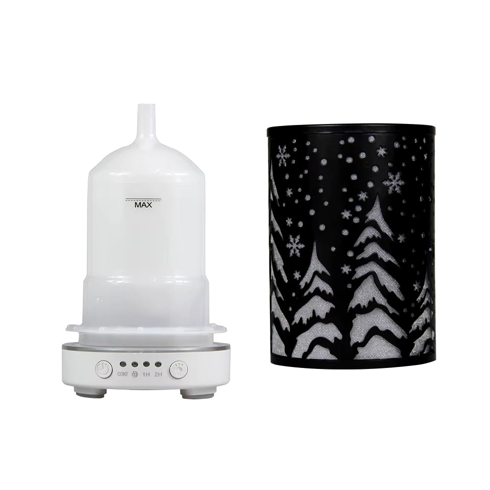 Christmas Tree Aroma Diffuser Room Ultrasonic Air Humidifier Scent Diffuser 100Ml Essential Oil Diffuser with Timing Function