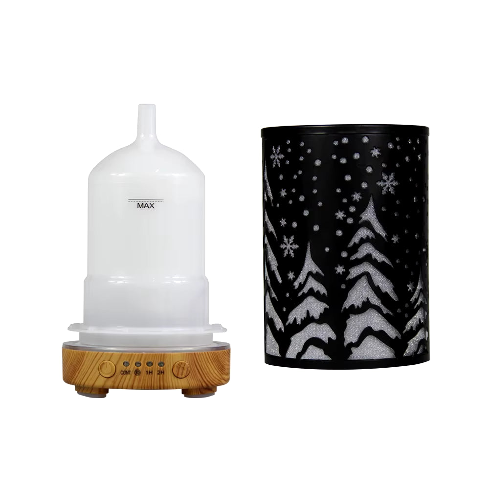 Christmas Tree Aroma Diffuser Room Ultrasonic Air Humidifier Scent Diffuser 100Ml Essential Oil Diffuser with Timing Function