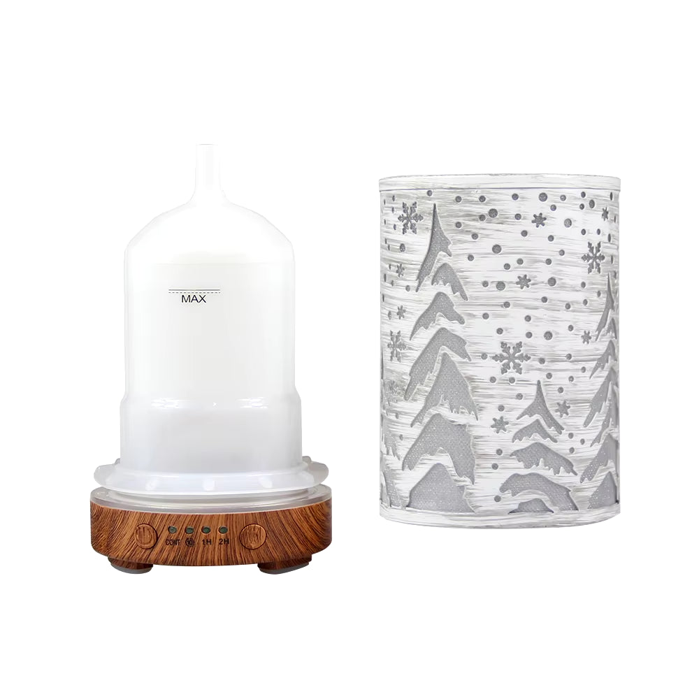 Christmas Tree Aroma Diffuser Room Ultrasonic Air Humidifier Scent Diffuser 100Ml Essential Oil Diffuser with Timing Function