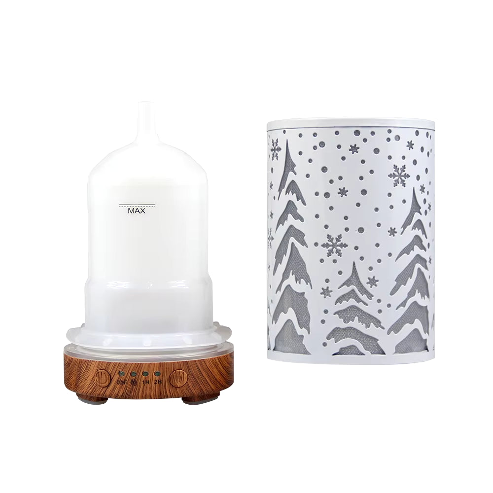 Christmas Tree Aroma Diffuser Room Ultrasonic Air Humidifier Scent Diffuser 100Ml Essential Oil Diffuser with Timing Function